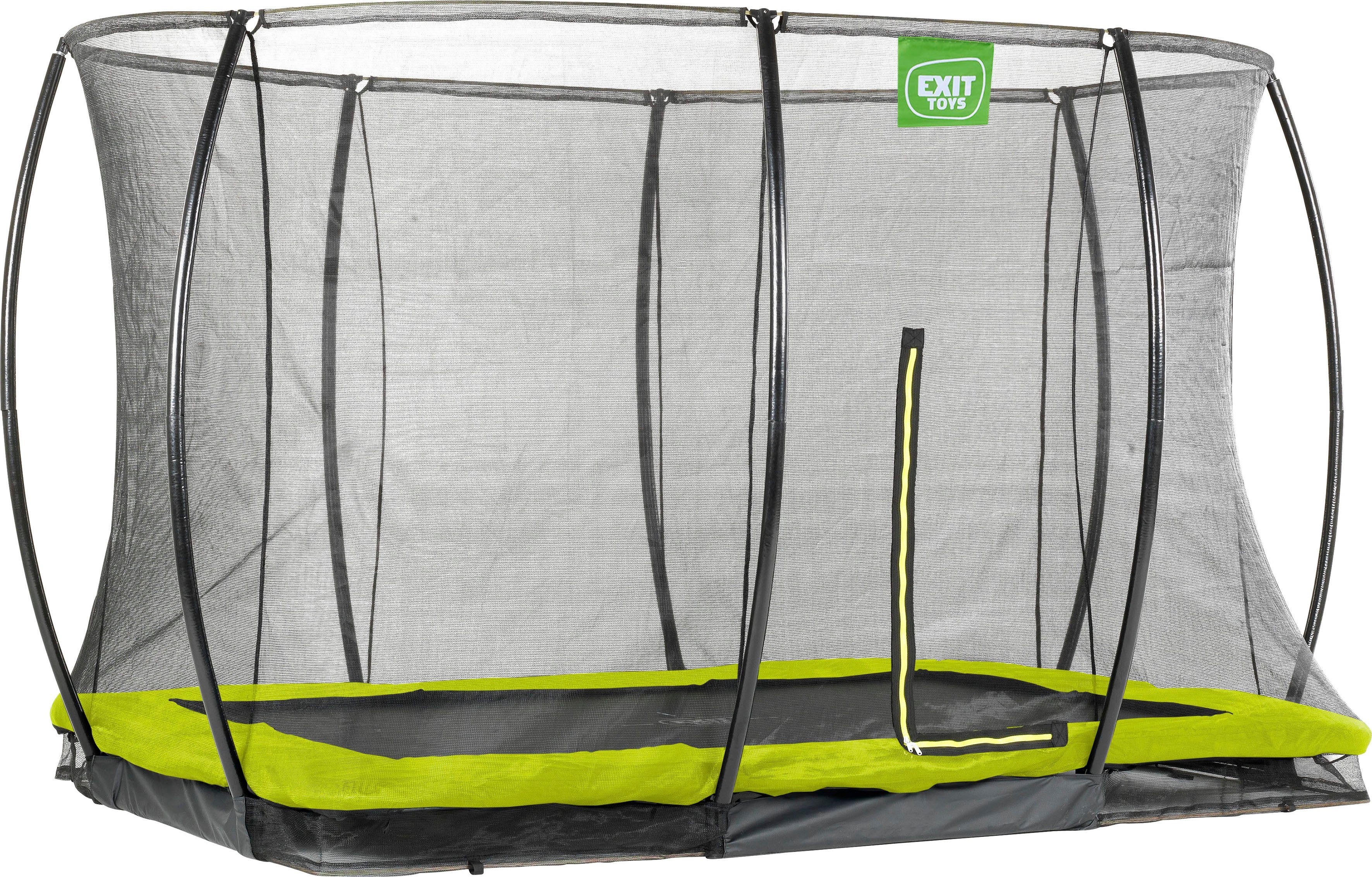 EXIT Bodentrampolin Silhouette Ground, mit Sicherheitsnetz