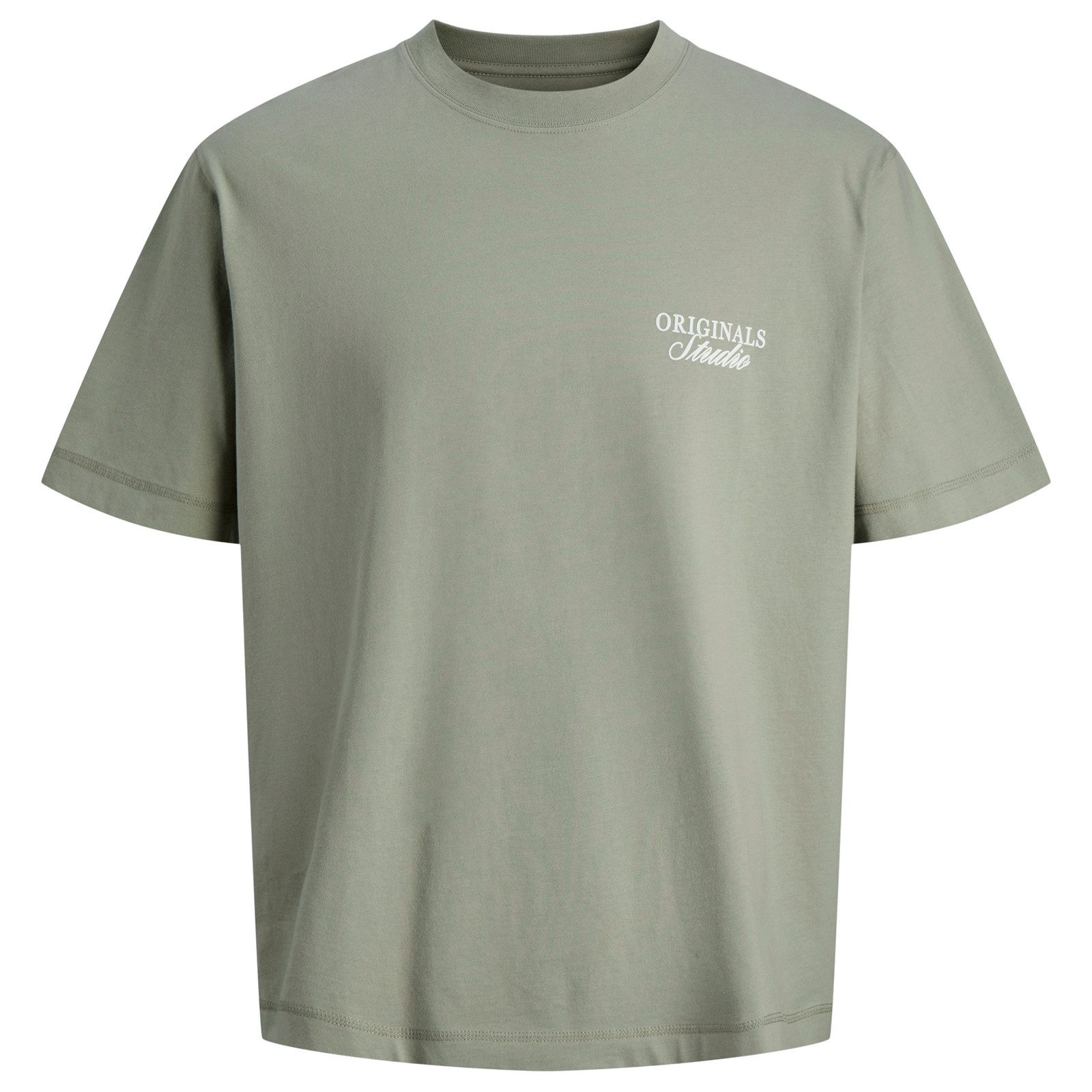 Jack & Jones Rundhalsshirt Jack&Jones Übergröße T-Shirt salbeigrün JORNORREBRO – Bild 2 von 5