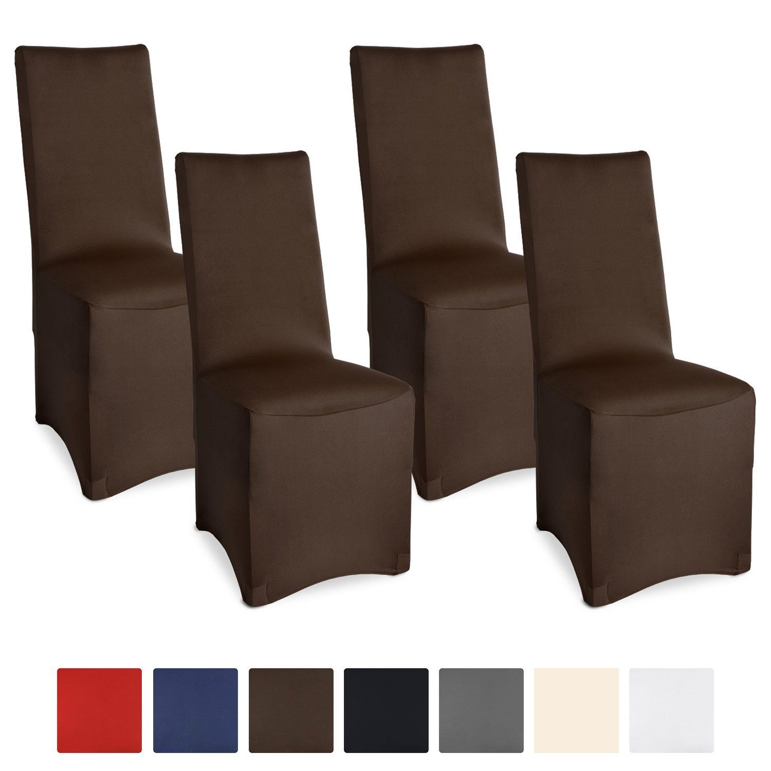Beautissu Stuhlhusse Leona, Stretch 95x45x45cm 4er günstig online kaufen