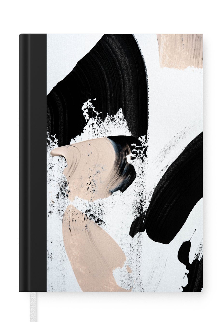 MuchoWow Notizbuch Malerei - Abstrakt - Design, Notebook, Notizblock a5, Tagebuch, Journal Liniert