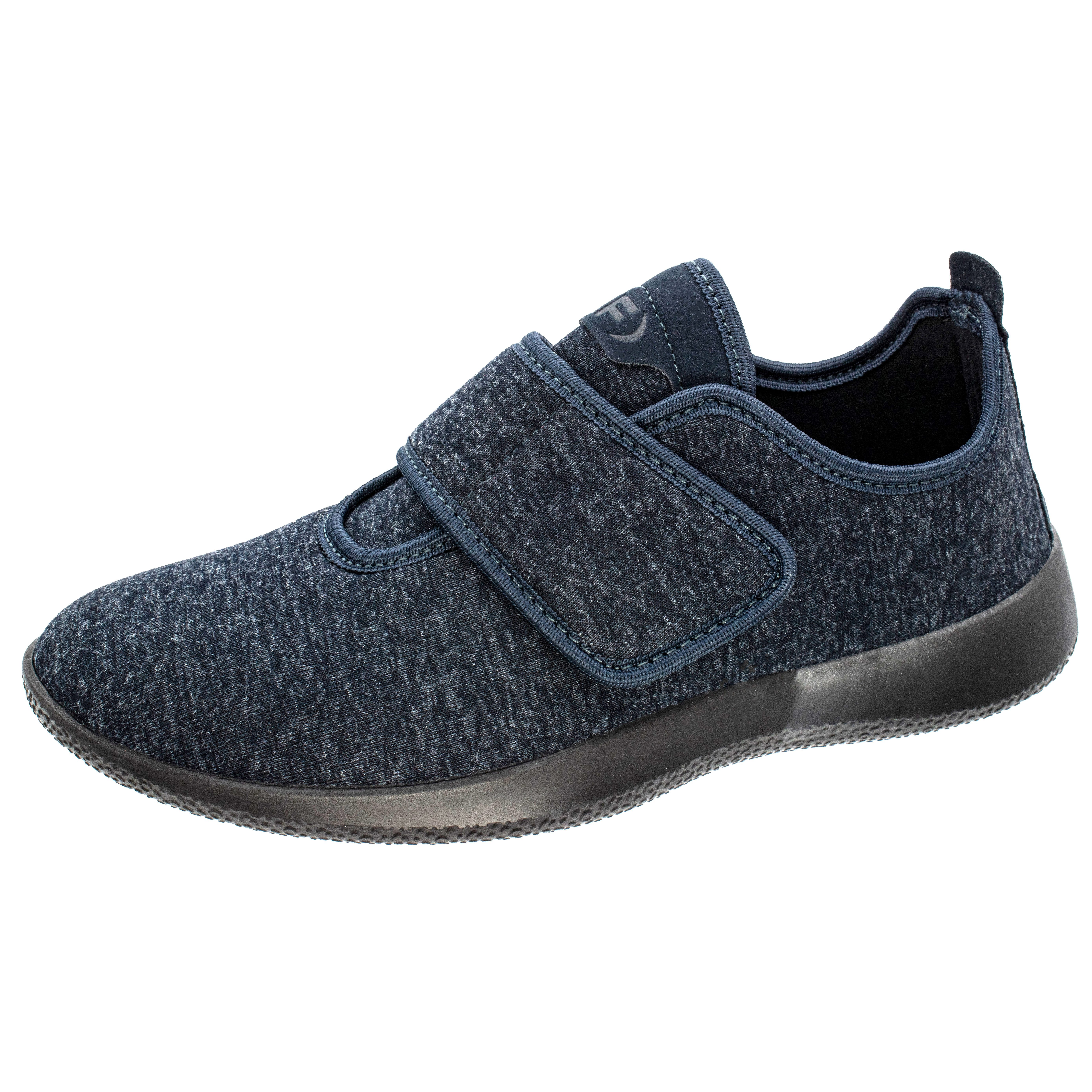 Fischer-Markenschuh Ortho Aktiv Klettschuh aus Textilstretch, mit Textilfutter, Einlegesohle herausnehmbar