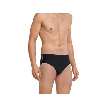 Schiesser Badehose schwarz regular (1-St)