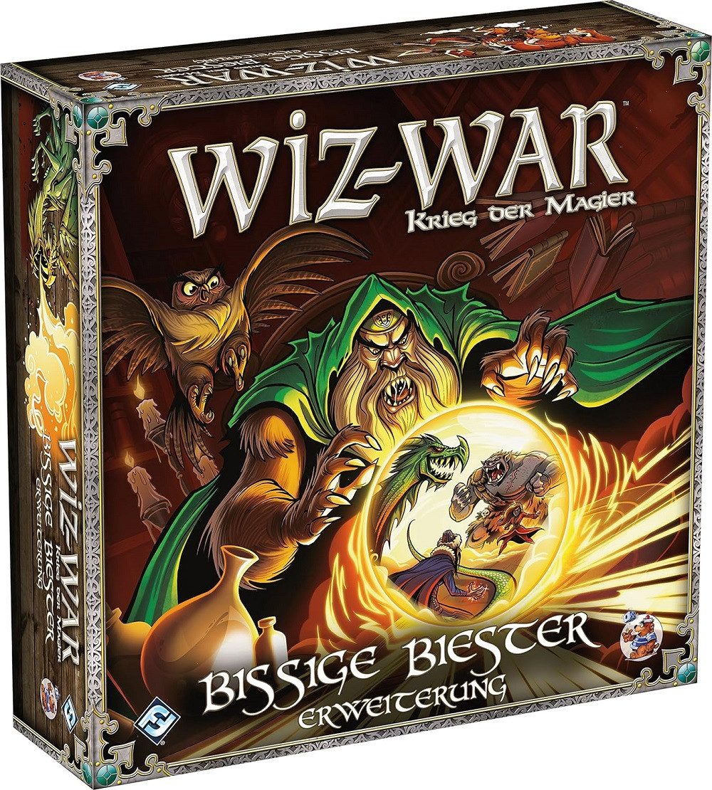 Spiel Wiz-War Bissige Biester - Erweiterung - Spielbrett / Figuren
