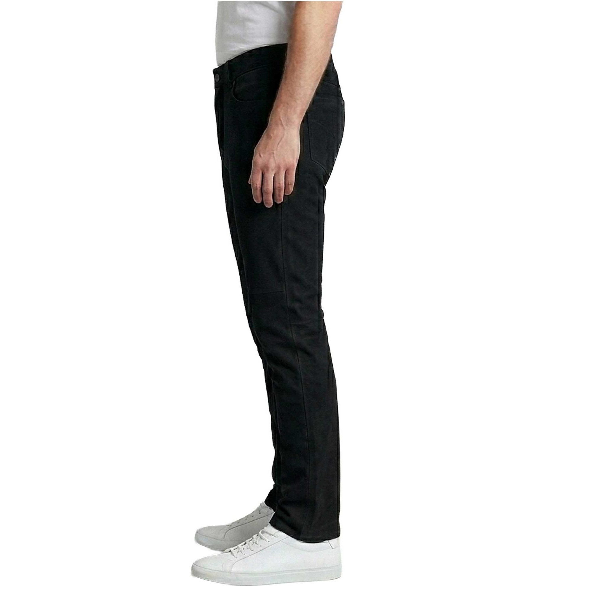Maddox Lederhose Bora MADDOX - Herren Lederhose Lammnubuk schwarz