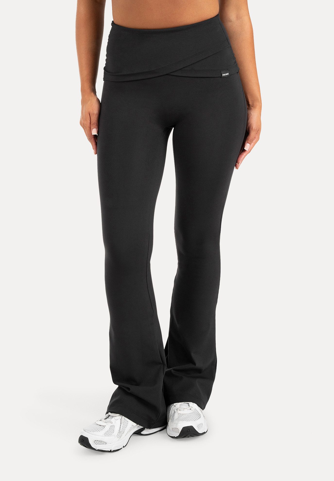 Smilodox Leggings Florea Damen, Schlaghose, Soft Touch & Stretch, für Gym & Alltag Flared Fit, Soft Touch, Blickdicht, Komfortbund