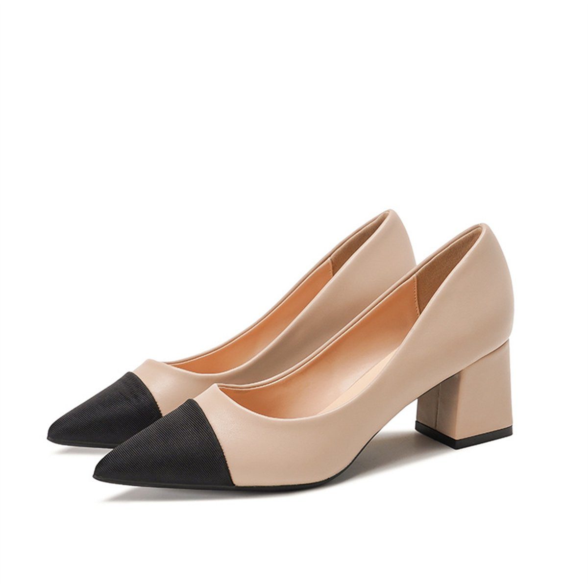carefully selected Damen Colorblock Soft High Heels, bequeme Schuhe High- Heel-Pumps