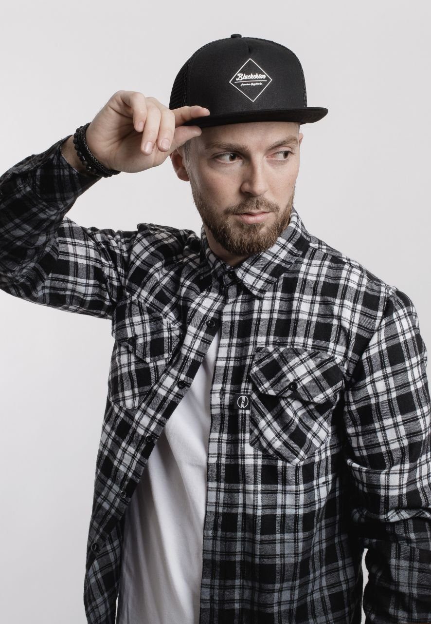 Blackskies Snapback Cap Ancient Gods Snapback Cap Nemesis - Schwarz-Mesh