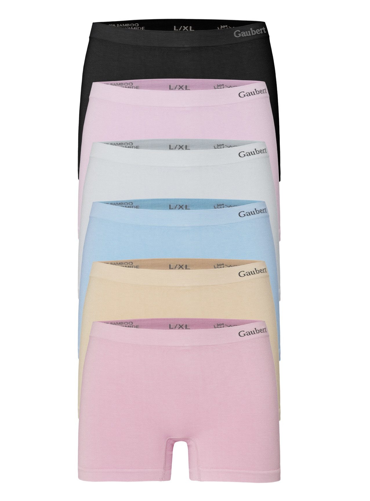 Rungassi Boxershorts 6er Pack Deluxe Damen Boxershort Slips Panty Hot Pants günstig online kaufen