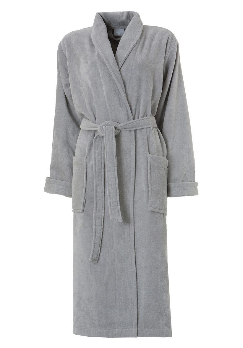 Seahorse Bademantel Seahorse Pure Unisex, Langform, Velours, Schalkragen, G günstig online kaufen