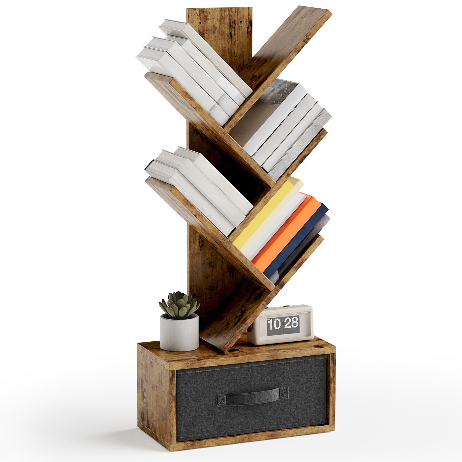 Bealife Bücherregal, Mit Schublade, ein Geschenk günstig online kaufen