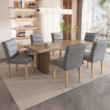 BlingBin Esszimmerstuhl Familien-Esszimmerstühle (2 St), Ergonomisches Design, Stühle mit Eichenbeinrücken