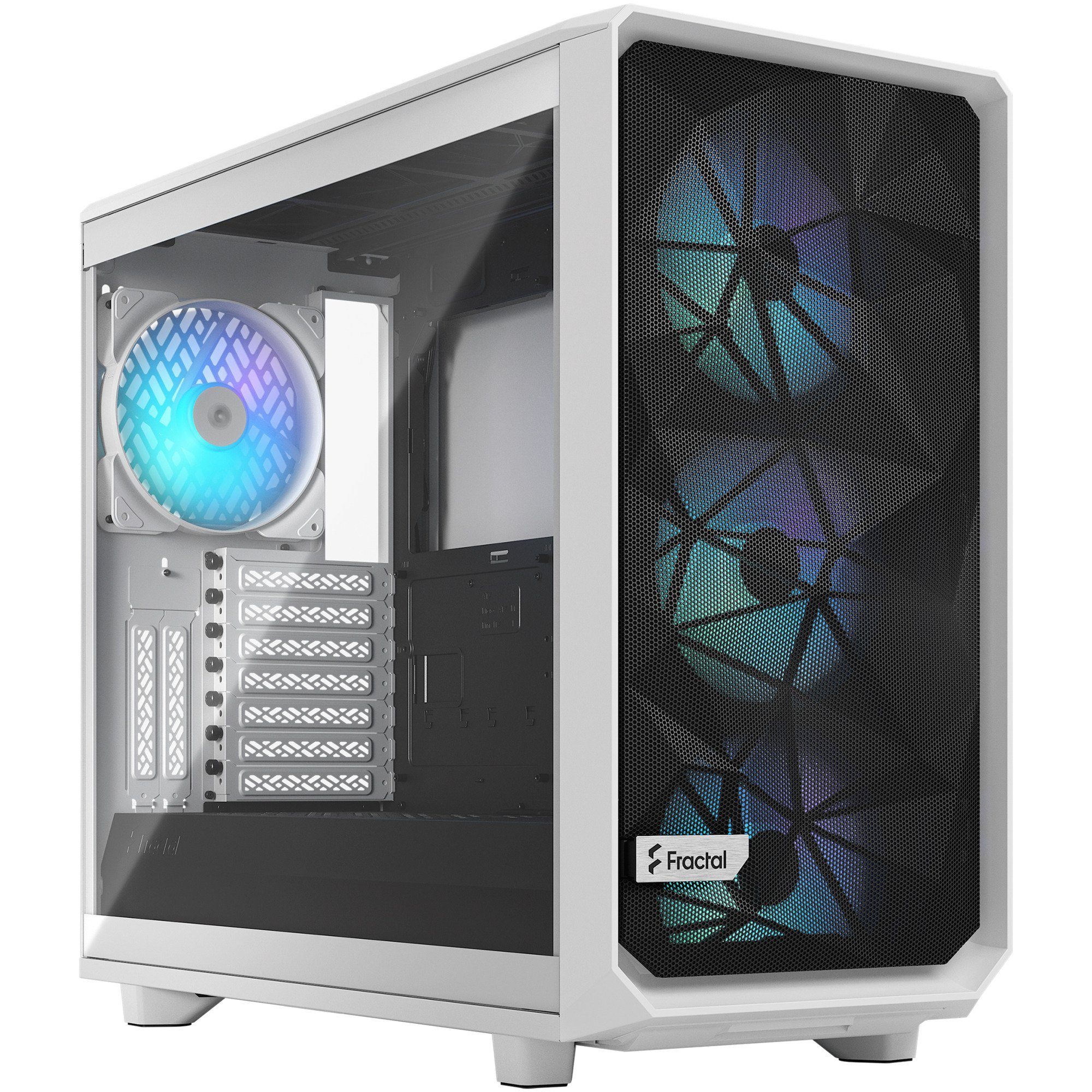 PC-Gehäuse Fractal Design Meshify 2 RGB White TG Clear Tint