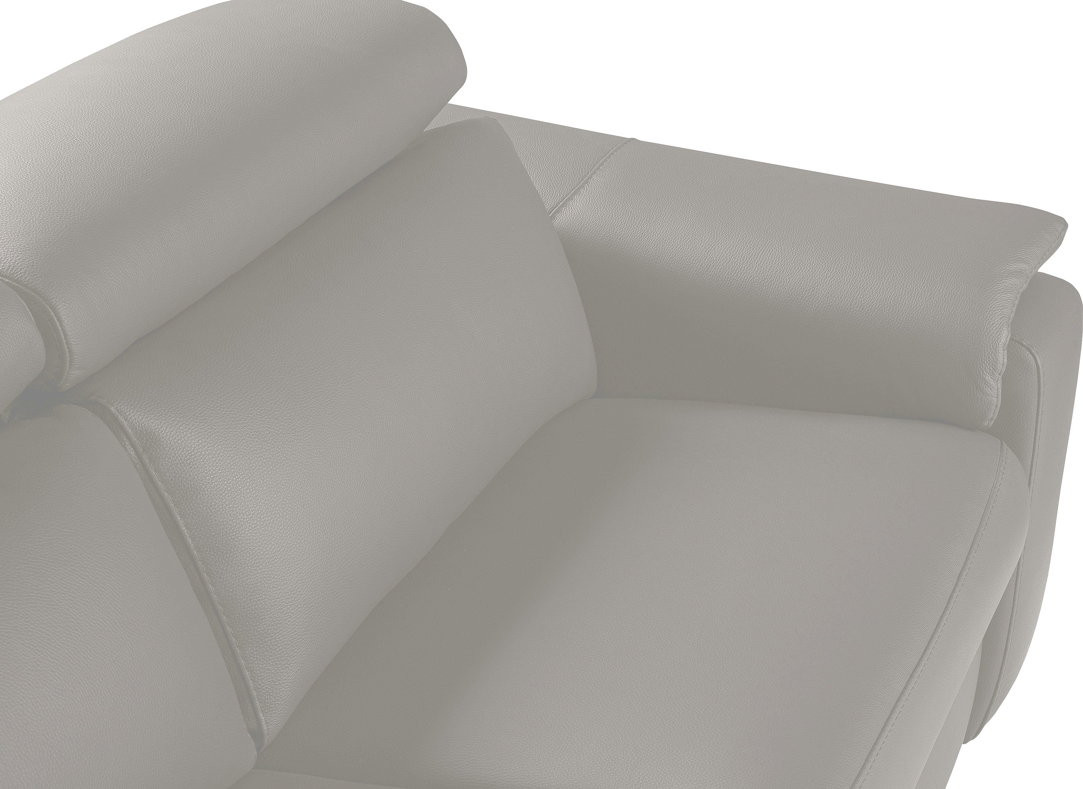 3-Sitzer Home Relaxfunktion, Breite wahlweise Kopfteilverstellung Nicoletti Seattle, cm, 205 mit