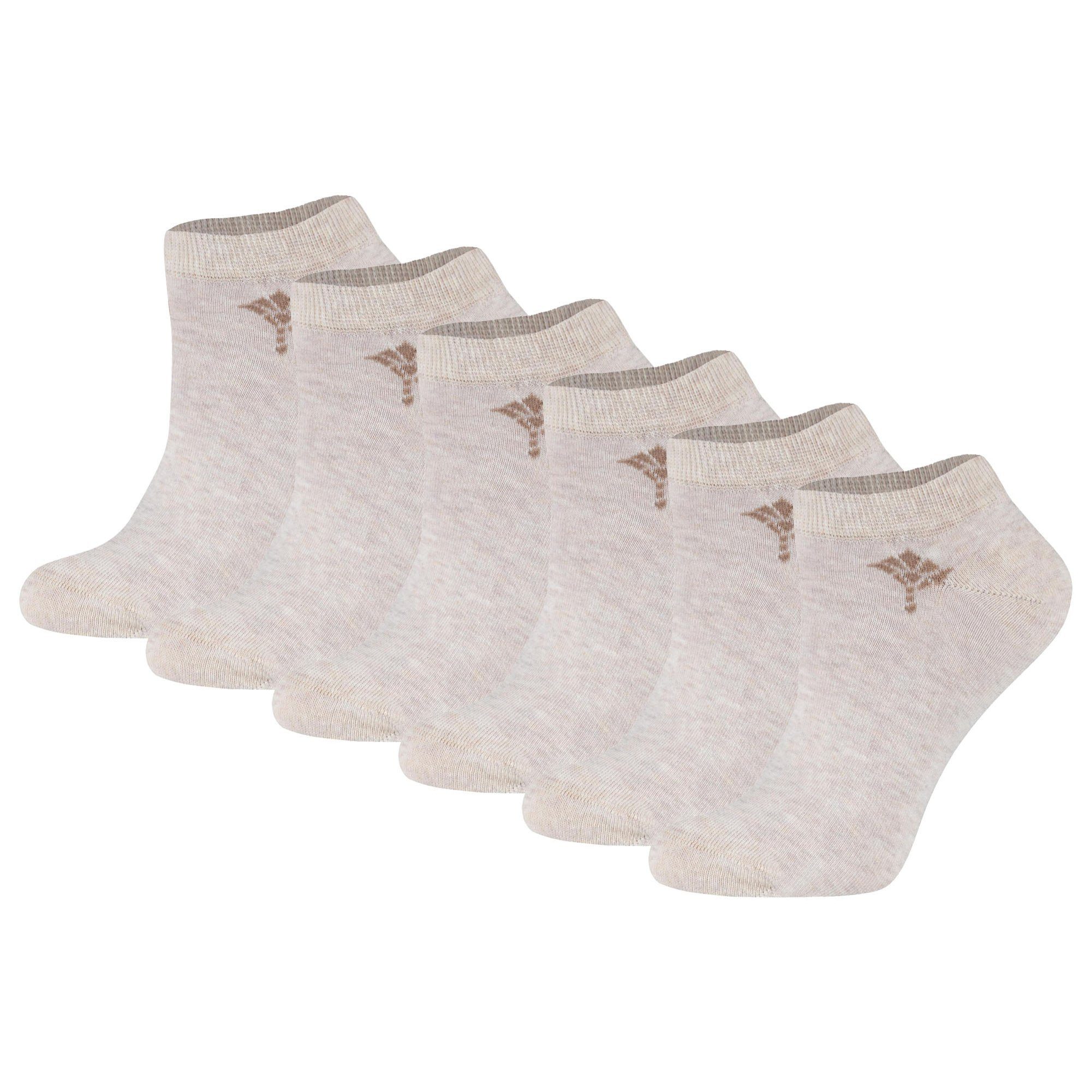 Sneakersocken Damen Socken 6er Pack Baumwolle