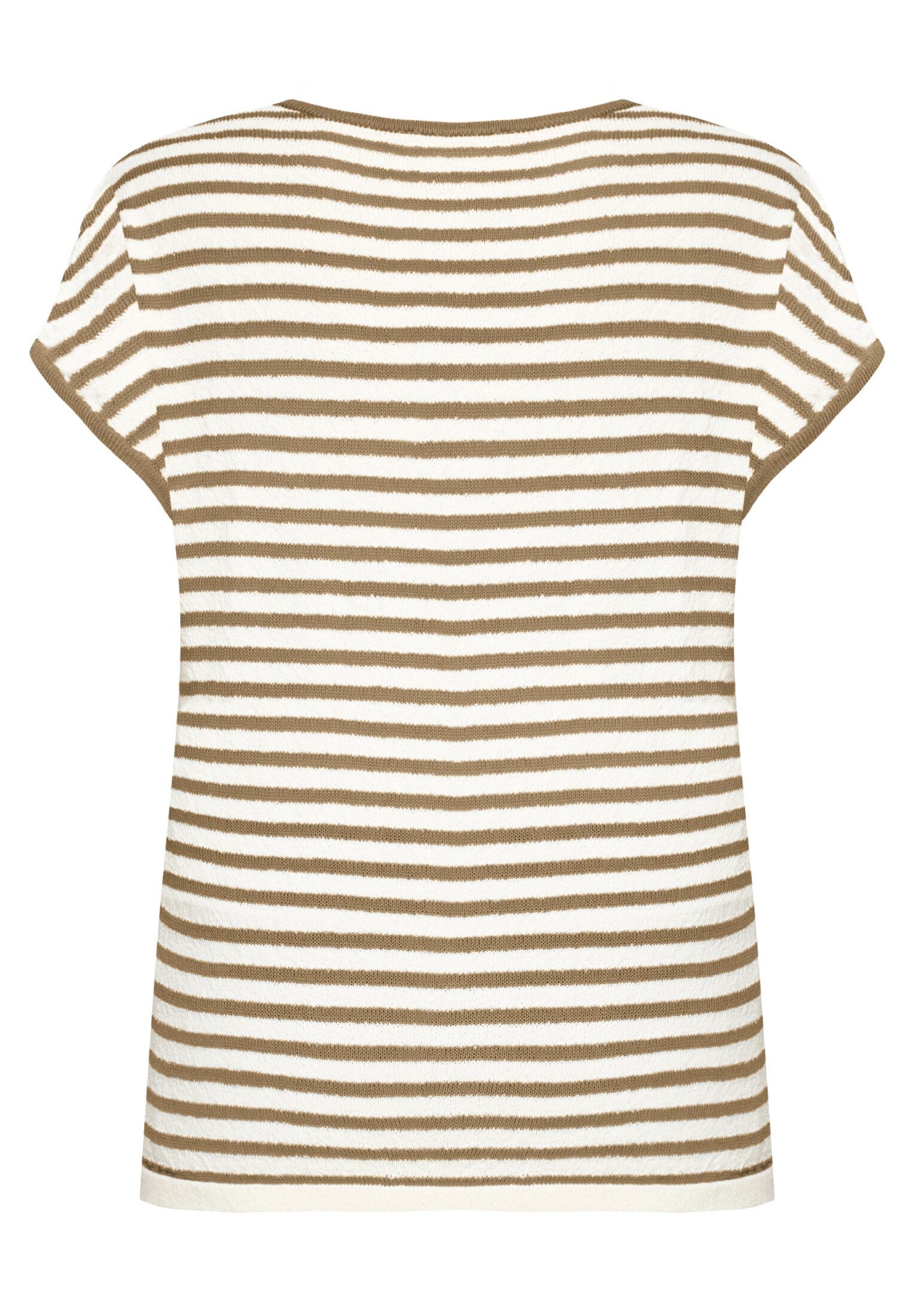 Cartoon Kurzarmshirt Damen mit Streifen (1-tlg)