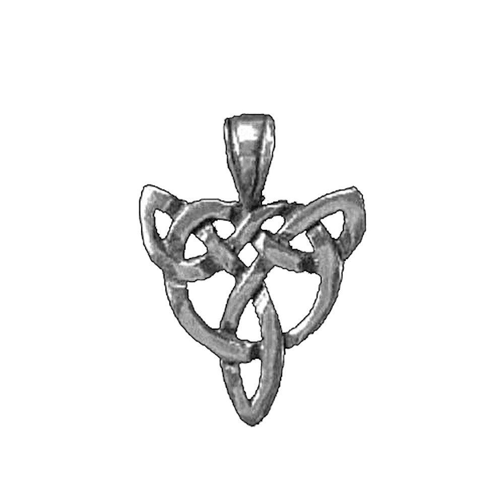 Kettenanhänger kelt. Knoten Schmuck Anhänger 925er Silber 29x21mm