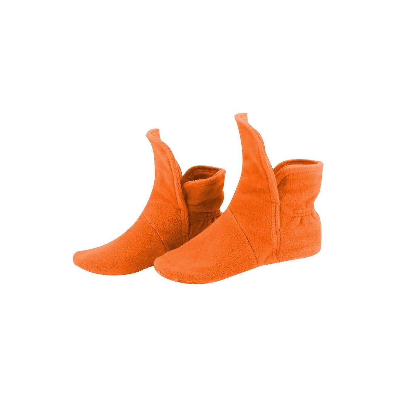 RAIKOU Hausstiefel Haussocken super flauschige Hüttenschuhe Hausschuh aus Micro Fleece mit ABS und Rutschfester Sohle