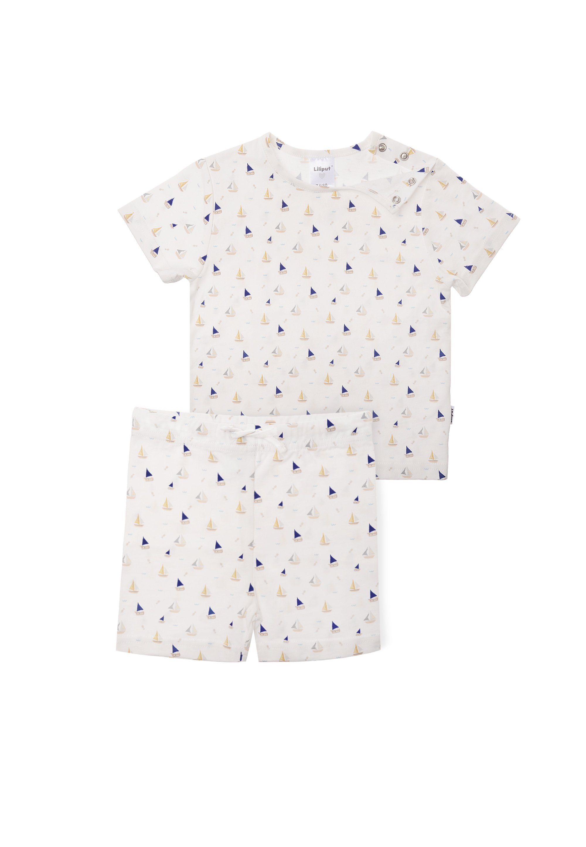T-Shirt Boot T-Shirt und Shorts