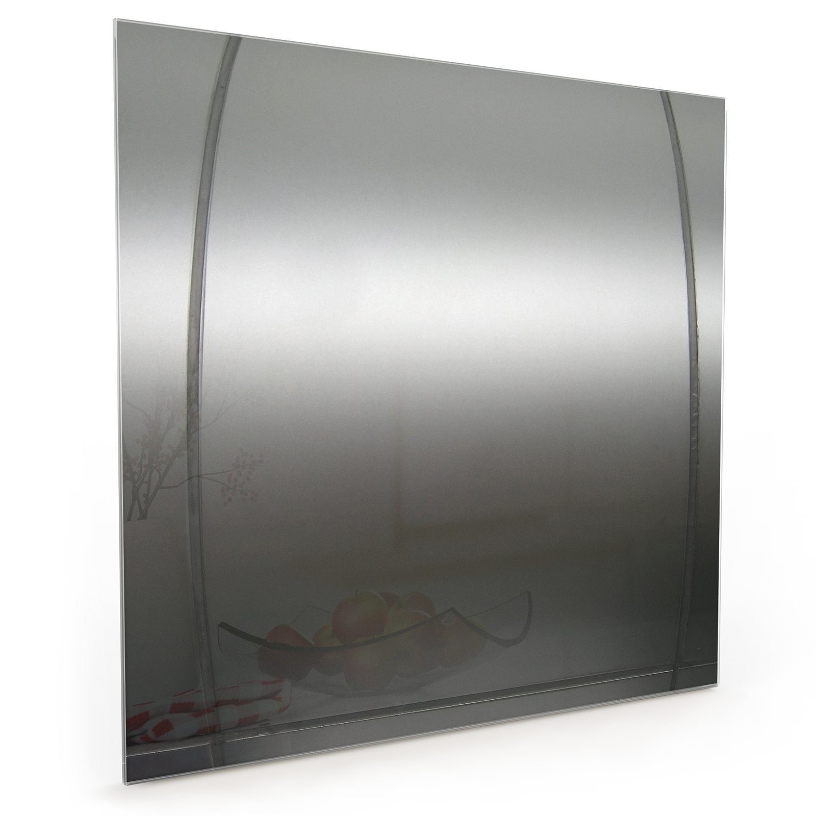 Primedeco Küchenrückwand Spritzschutz Glas Glänzende Diamantenplatte