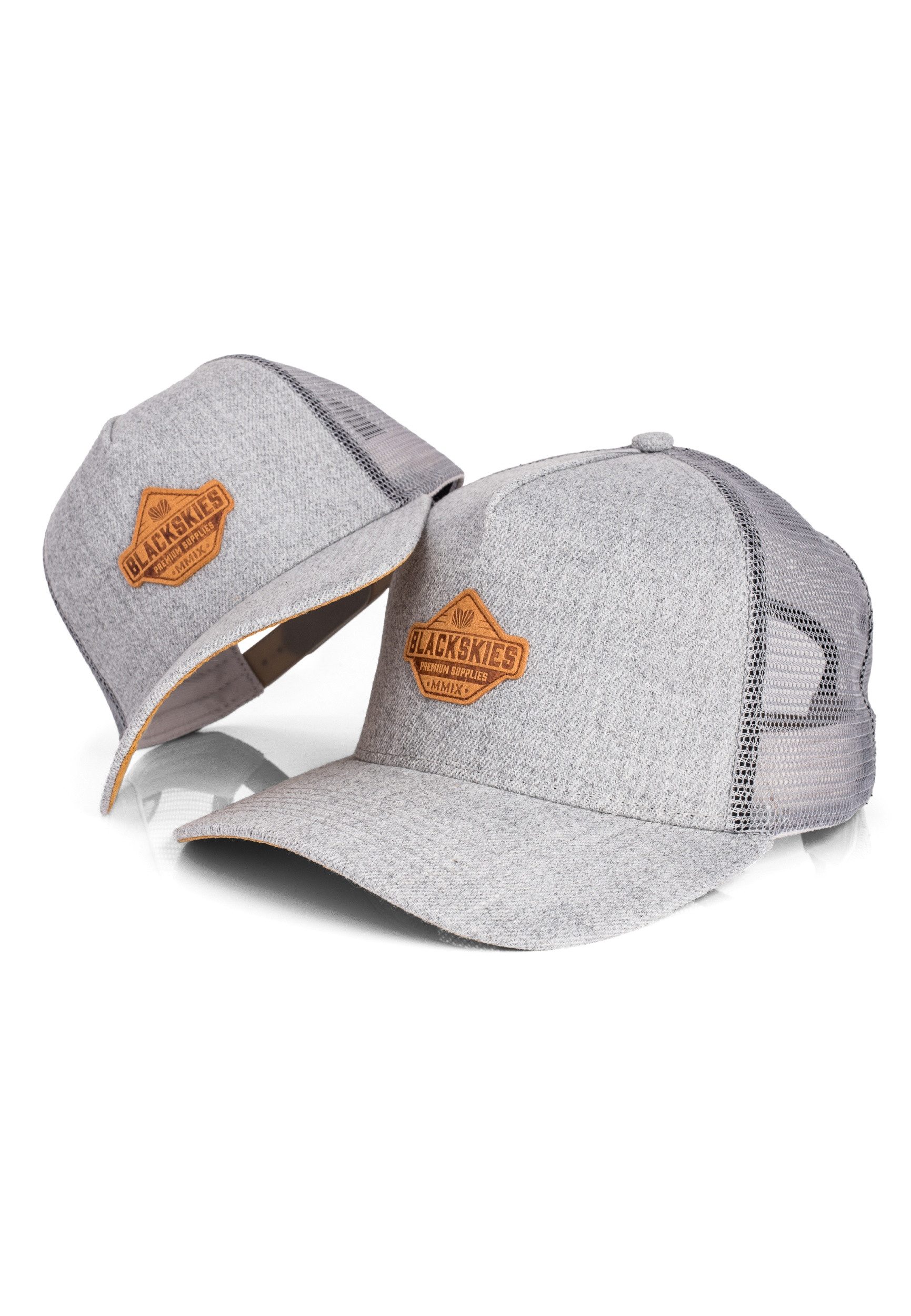 Baseball Cap Essentials Trucker Cap 2er Set Eltern-Kind - Grau-Grau