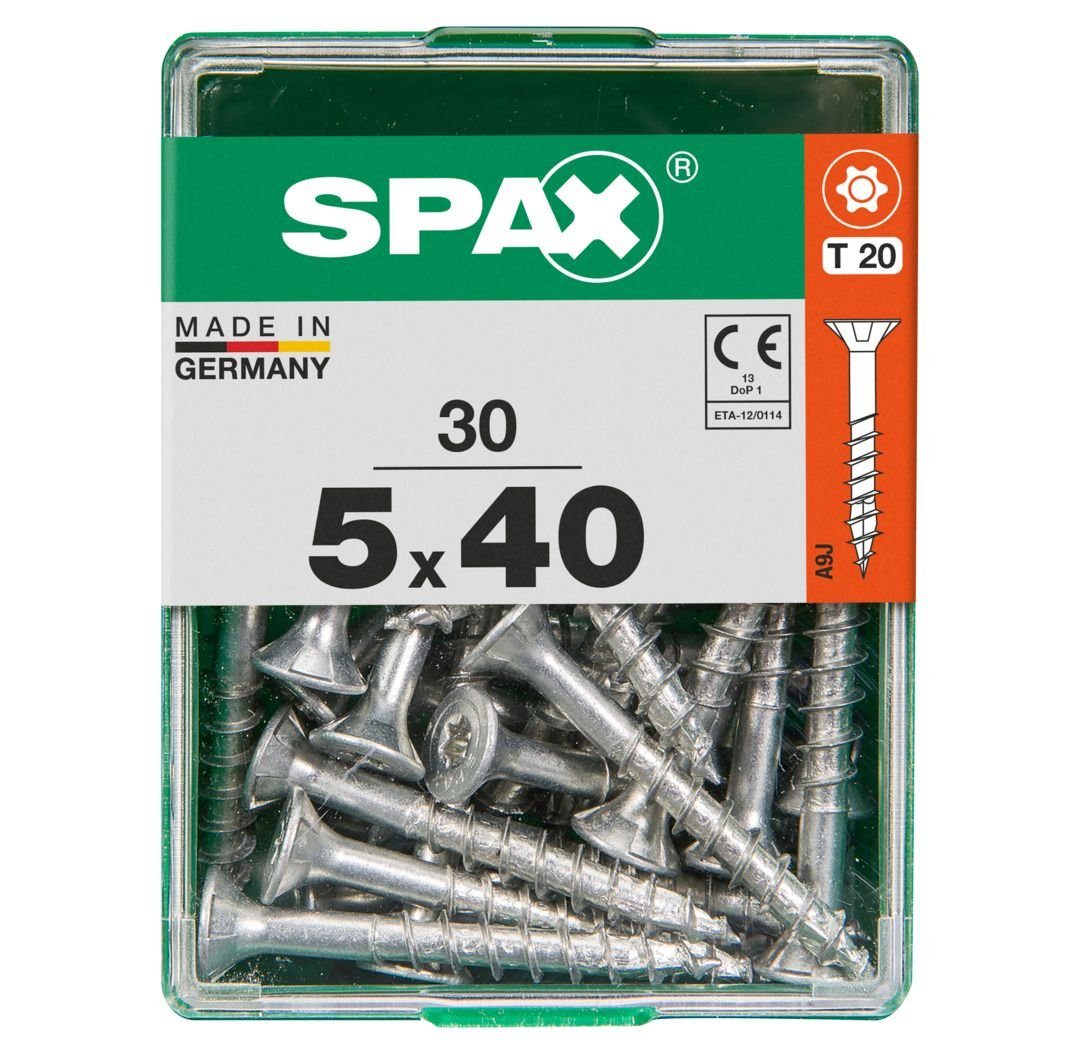 SPAX Holzbauschraube Spax Universalschrauben 5.0 x 40 mm TX 20 - 30