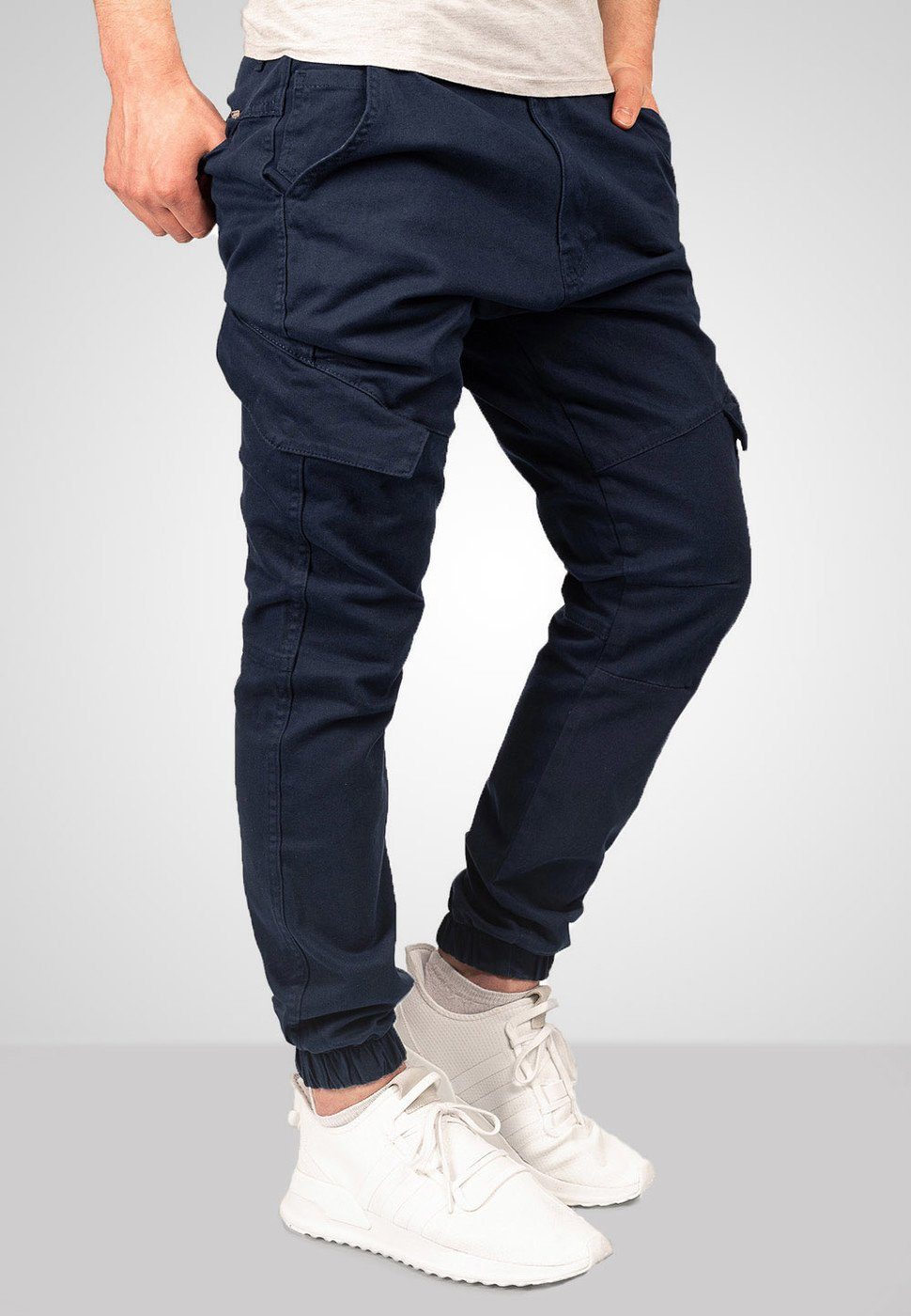 Alessandro Salvarini Cargohose Alessandro Salvarini Herren Cargo Hose AS274 mit vielen praktischen Taschen