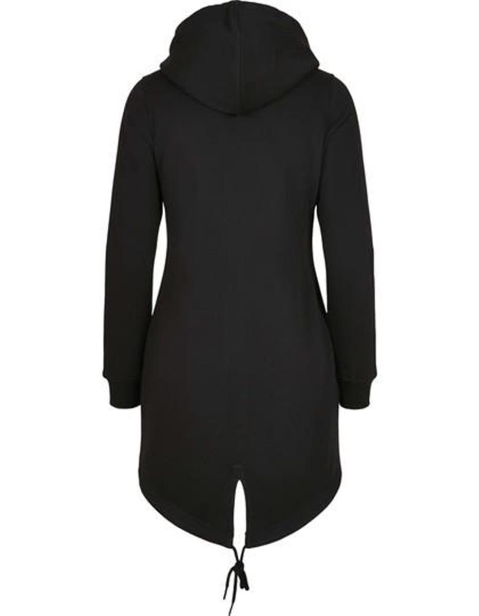 Build Your Brand Kapuzensweatjacke Damen Jacke Sweat Parka