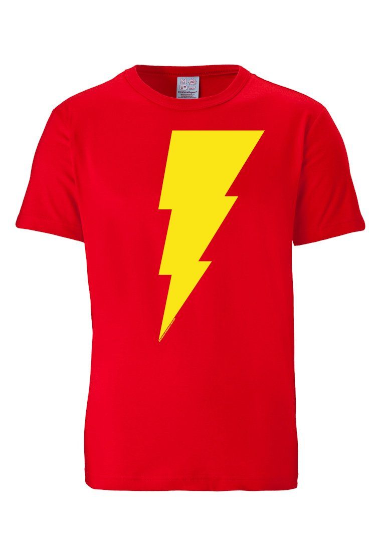 T-Shirt Logo hochwertigem Shazam LOGOSHIRT mit Print