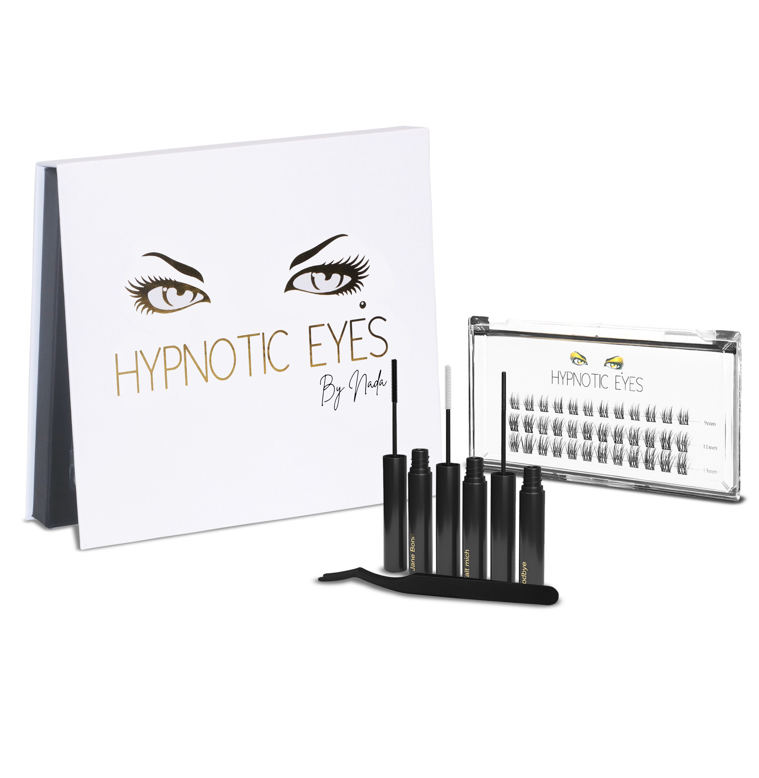 Einzelwimpern Handgemachte Wimpern Extensions. Wimpernverlängerung für Zuhause