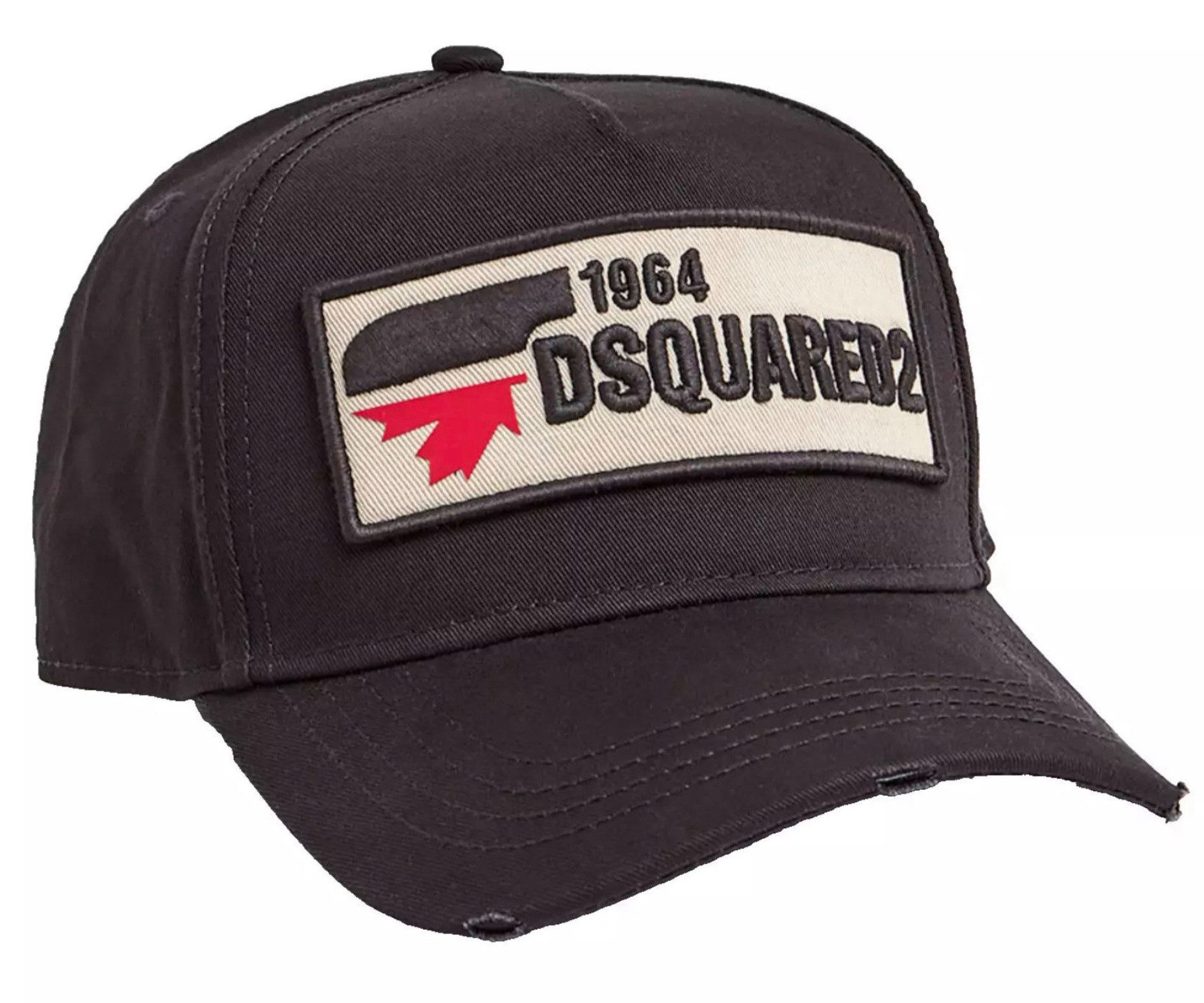 Dsquared2 Baseball Cap Icon 1964 Kappe Mütze Cap Basebalkappe Individuelle Anpassung durch den verstellbaren Riemen hinten