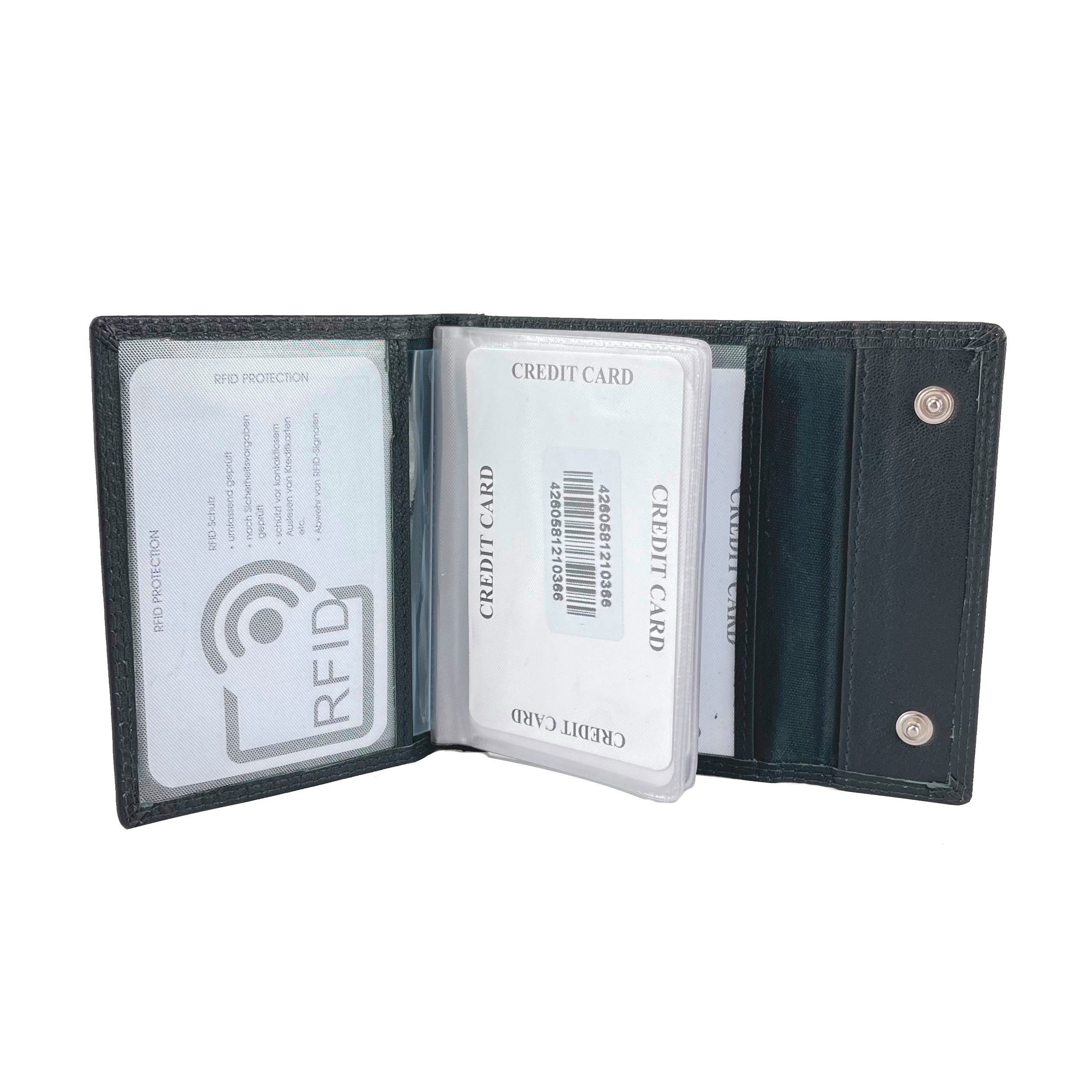 L&B Kartenetui Rindsleder Ausweishülle, RFID-Schutz integriert günstig online kaufen