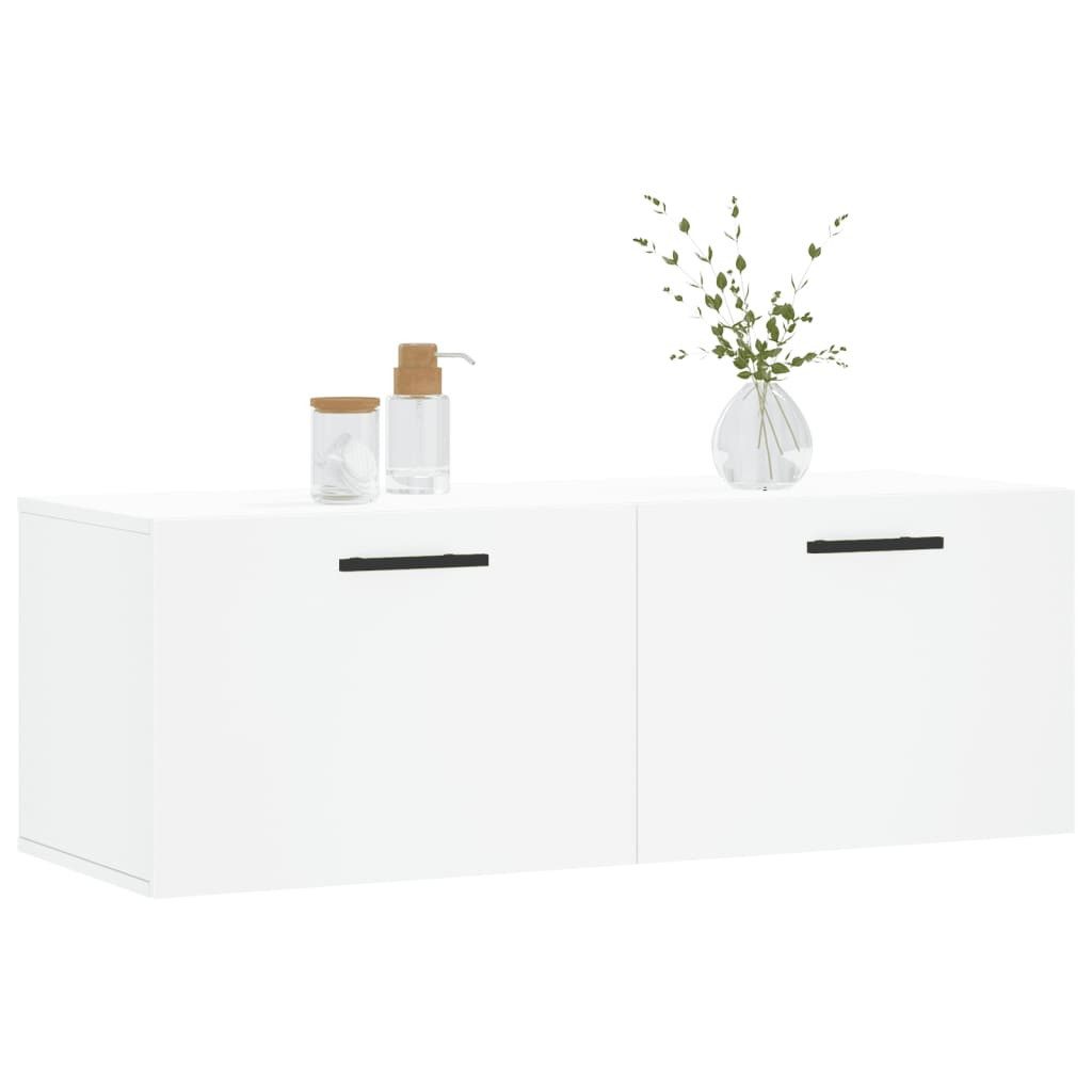 vidaXL Hängeschrank Wandschrank Weiß 100x36,5x35 cm günstig online kaufen