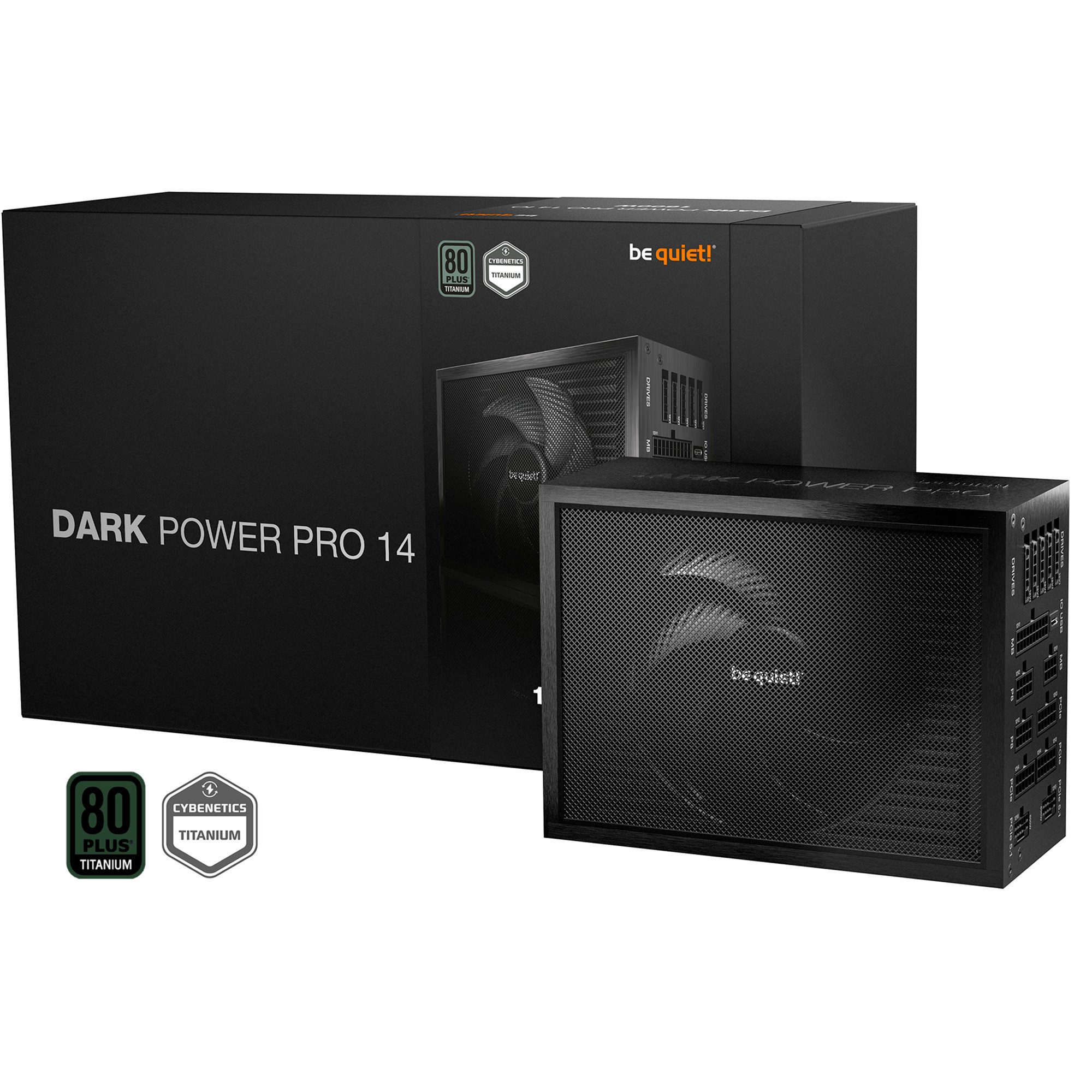be quiet! be quiet! Dark Power Pro 14 IO 1600W, PC-Netzteil PC-Netzteil (80 PLUS Titanium)