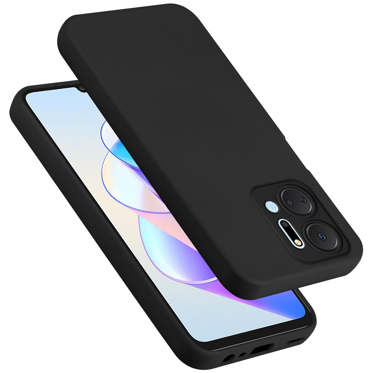 Cadorabo Handyhülle für Honor x7a Hülle Honor x7a, Flexible Hülle TPU Silikon Schutzhülle Back Cover Case