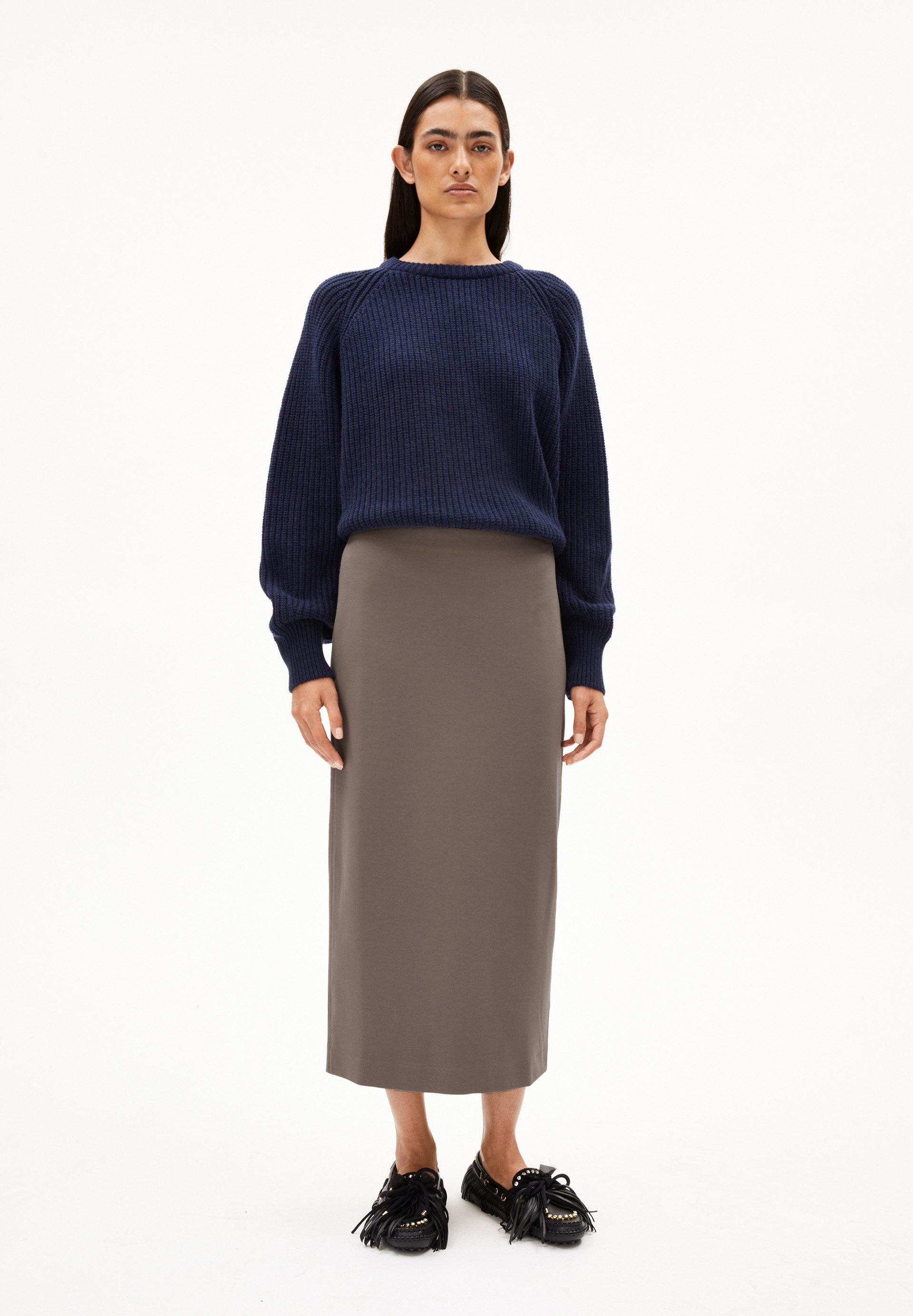 Armedangels Jerseyrock PATINAA (Slim Fit) Midi günstig online kaufen