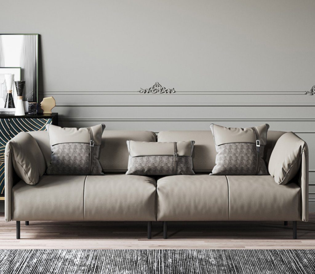 Leder Möbel 3 Design Neu JVmoebel Couch Couchen Sofa, Italienische Sofa Sitzer