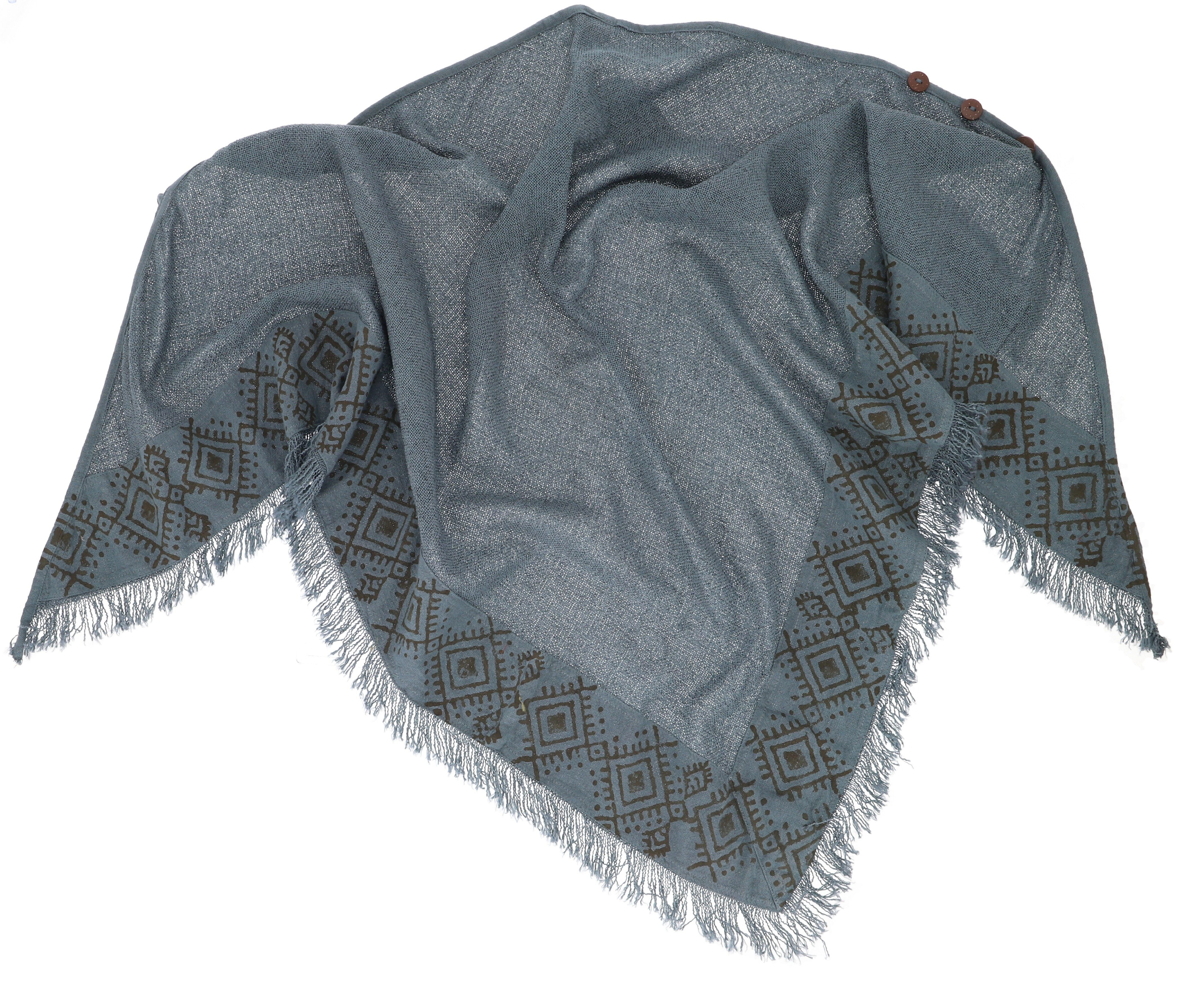 Guru-Shop Minirock Wandelbarer Bohorock, Schultertuch, Poncho -.. alternative Bekleidung – Bild 4 von 5