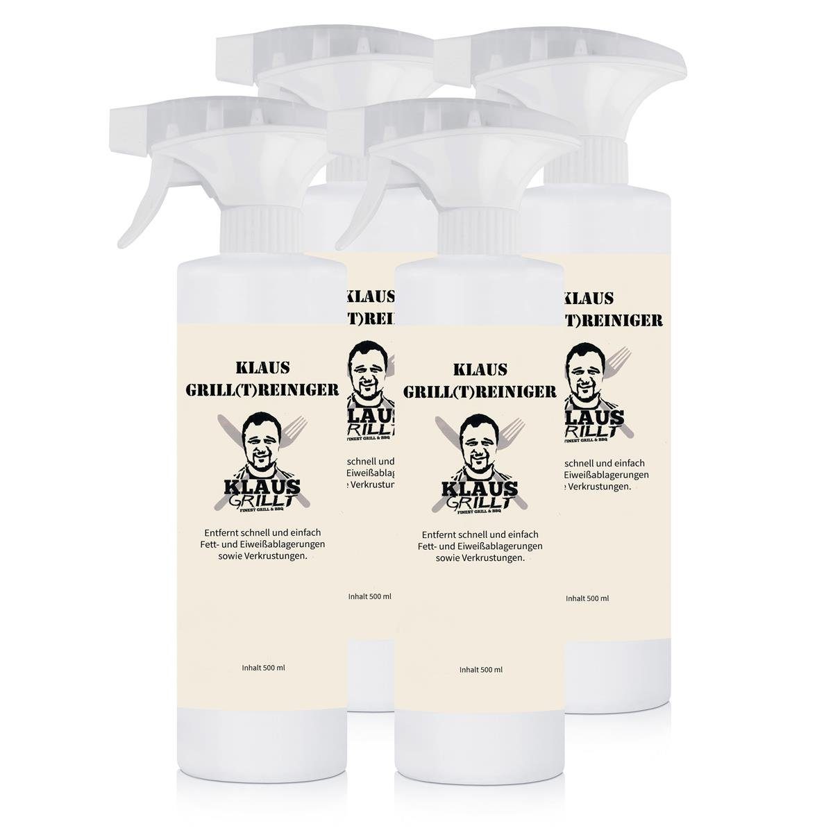 KLAUS GRILLT Klaus grillt Grill-Reiniger 500ml - Entfernt Fett - Intensiv-Reiniger Küchenreiniger
