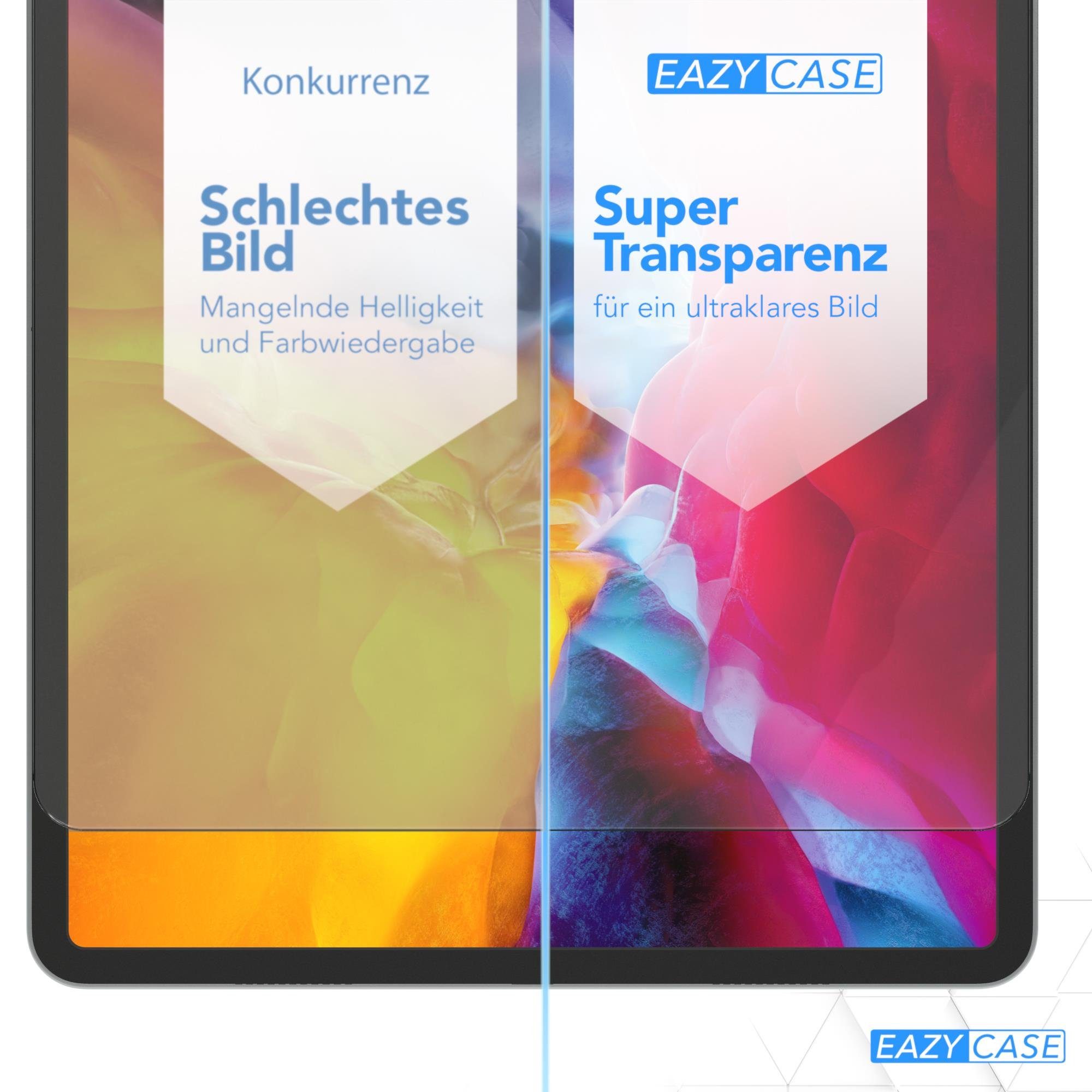 EAZY CASE Displayschutzglas Schutzglas für Apple iPad Pro 12,9" 4. Gen. (2020), 12,9 Zoll Panzerglas Displayfolie Tabletschutz Glasfolie Kratzschutz – Bild 5 von 5