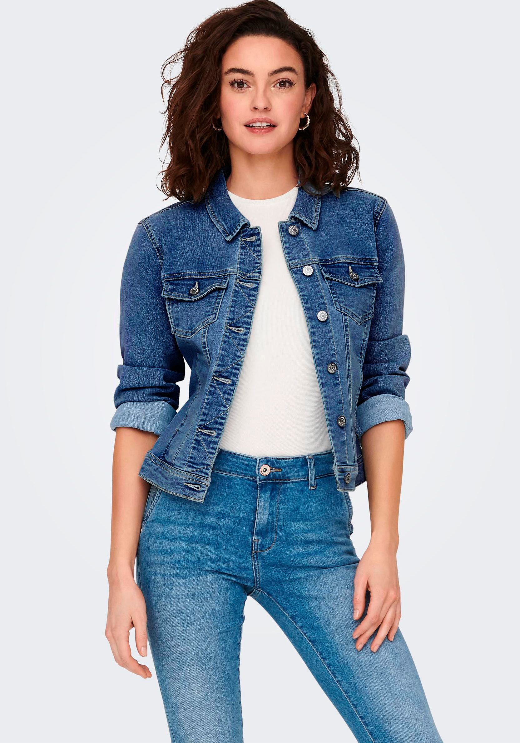 ONLY Jeansjacke ONLWONDA DNM JACKET PIM günstig online kaufen