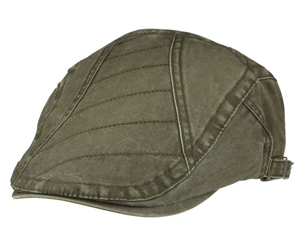 Cool4 Flat Cap Schiebermütze CANVAS Struktur günstig online kaufen