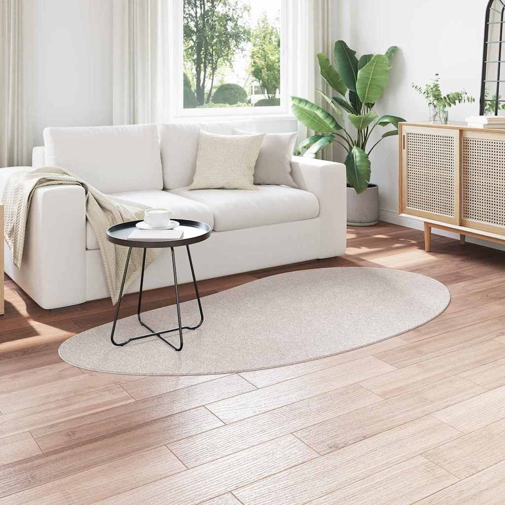 vidaXL Teppich Teppich Sand 100 x 200 cm Polyester günstig online kaufen