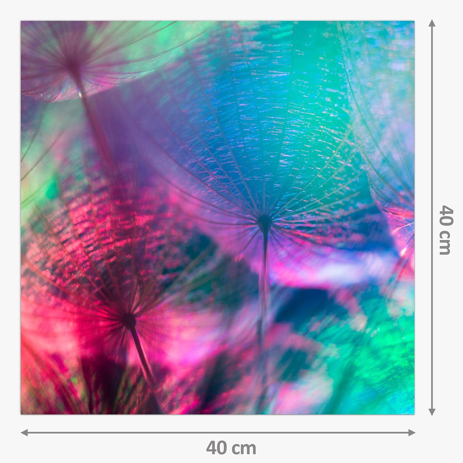 Küchenrückwand Spritzschutz Glas Bunter Primedeco Hintergrund