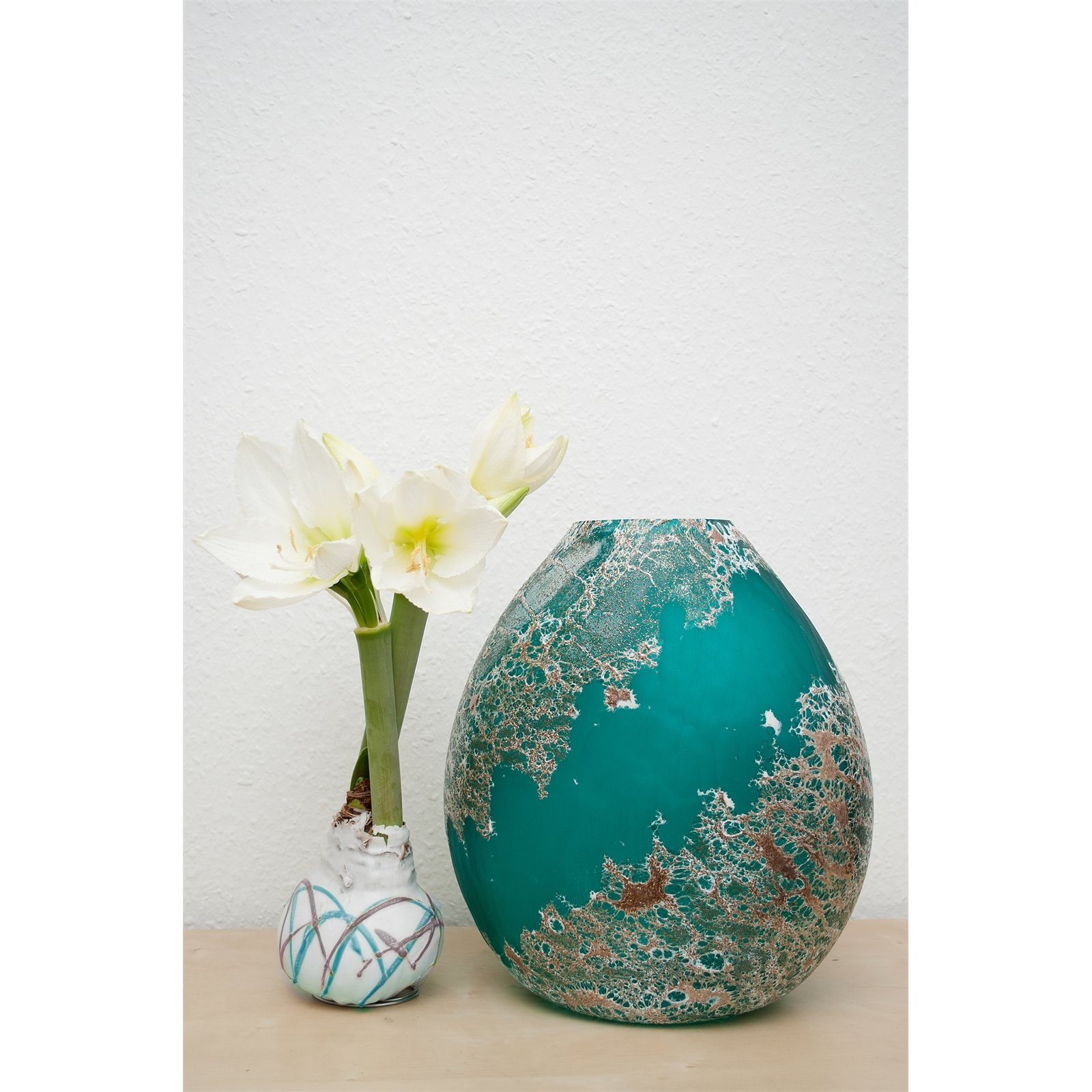 NTK-Collection Dekovase Vase Ocean XL (Stück, 1 St., 1 Vase), Dekovase Tischvase