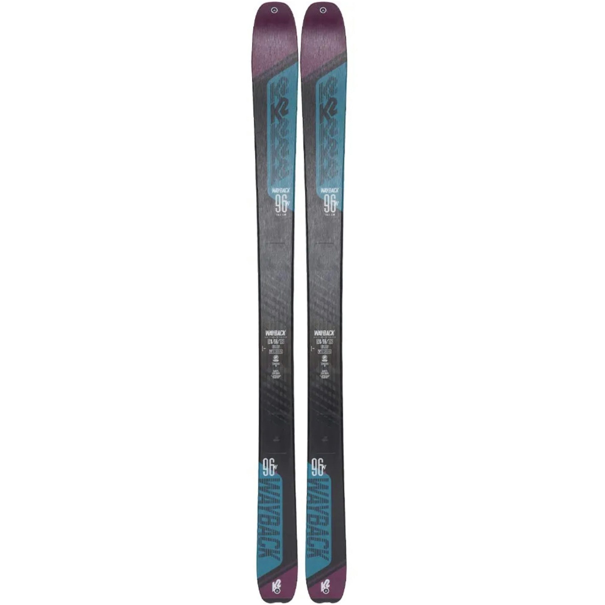 Tourenski Wayback 96 W schwarz/voilett