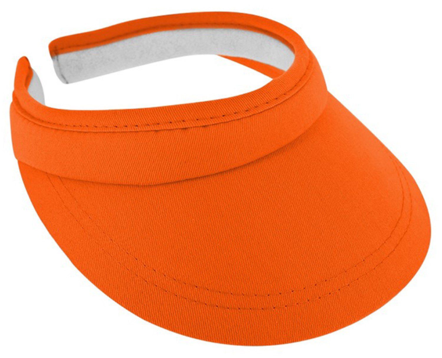 Breiter Visor Einfarbiges Sonnenschild/Visor 251-Tieforange