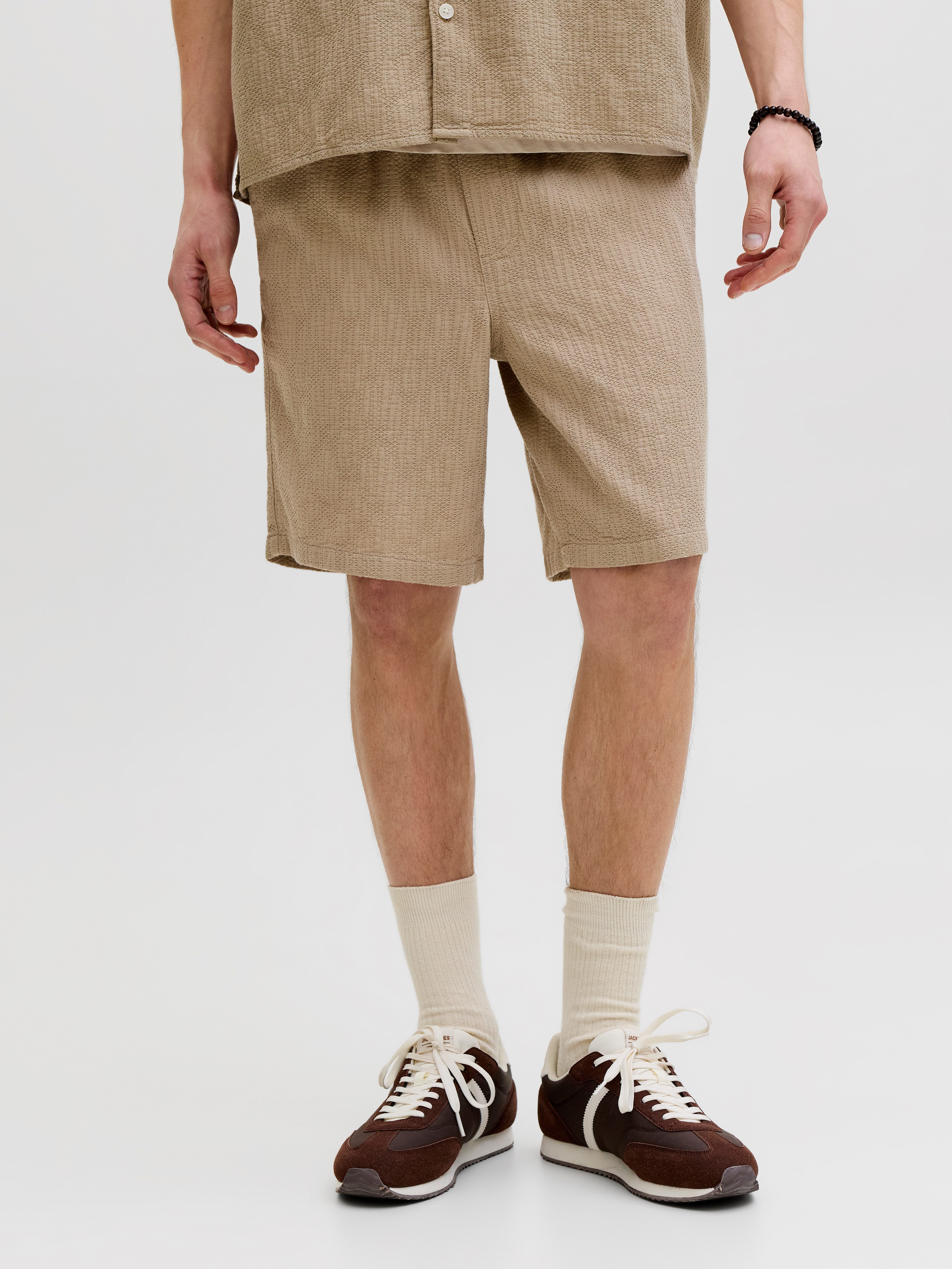Jack & Jones Shorts JPSTJAIDEN WAVY JOGGER SHORTS REG SN Baumwolle, locker geschnitten