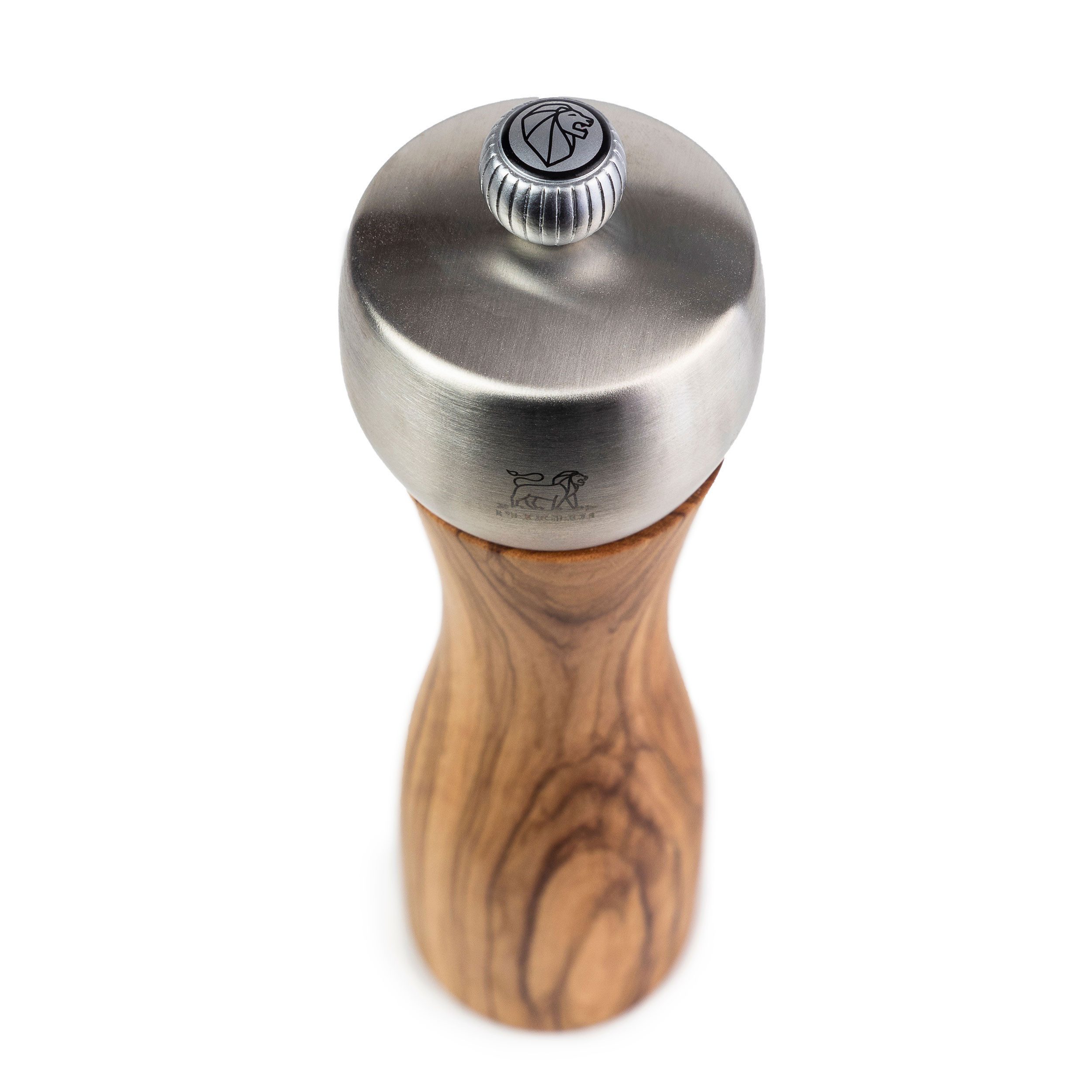 PEUGEOT Pfeffermühle FIDJI 20cm Edelstahl Olivenholz Natur Stahlmahlwe Manuell Manuell
