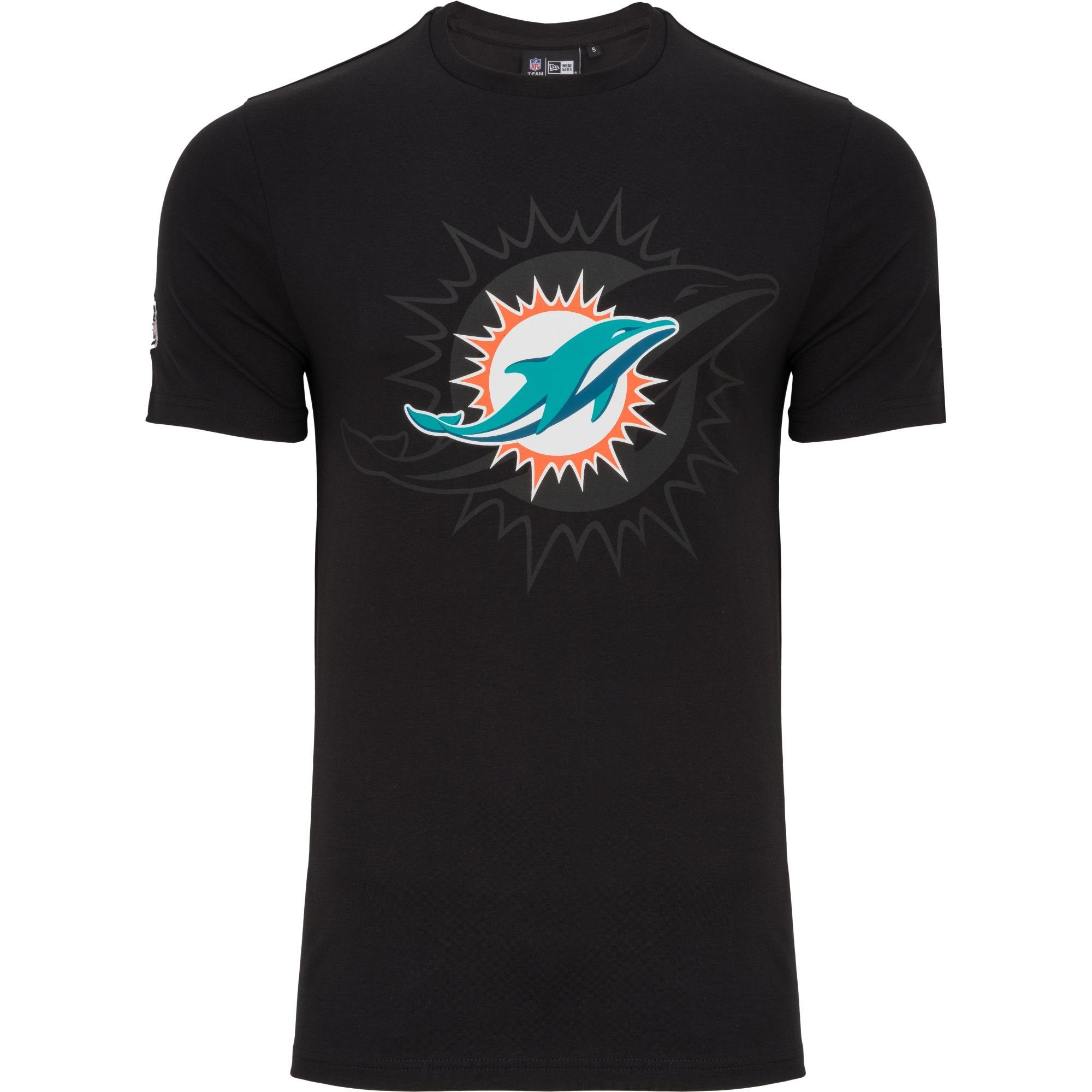 New Era Print-Shirt NFL Teams Shadow Pring 2.0 Miami Dolphins 2.0