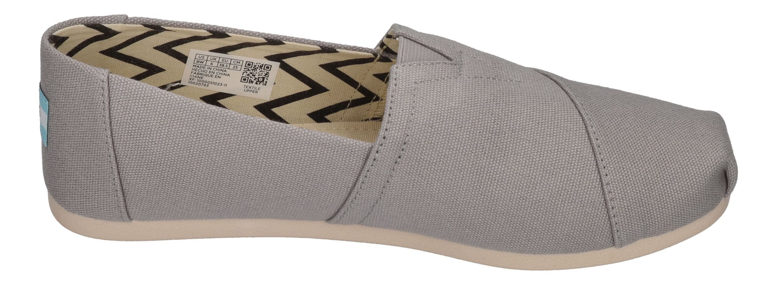 TOMS ALPARGATA Espadrille Drizzle Grey